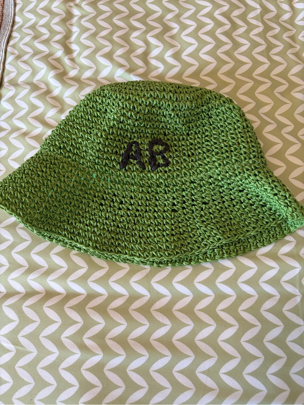 Agua Bendita - Lucea woven hat in green